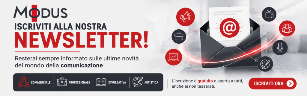 Iscriviti gratuitamente alla newsletter Modus