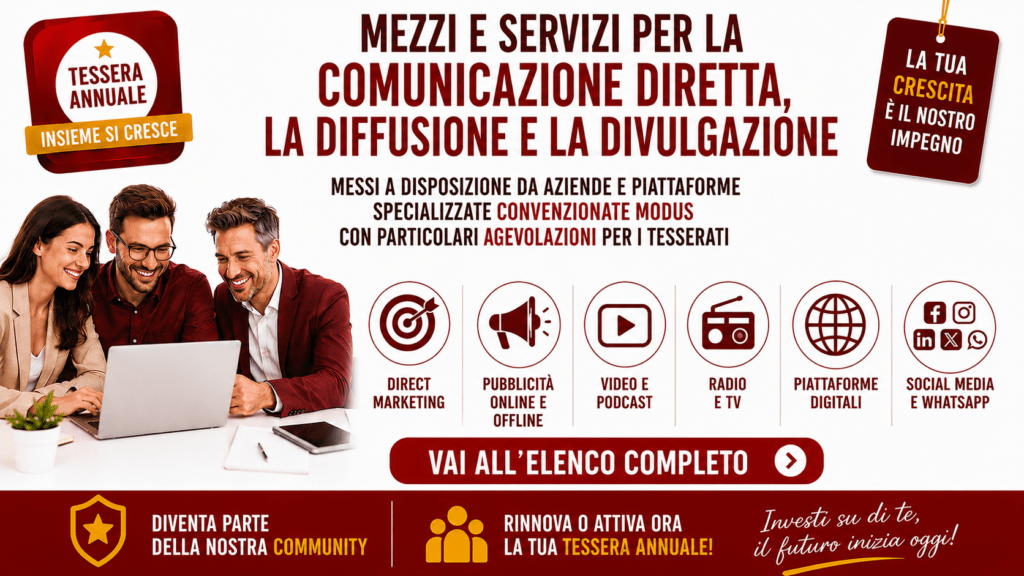 Mezzi e servizi per la comunicazione diretta convenzioni Modus