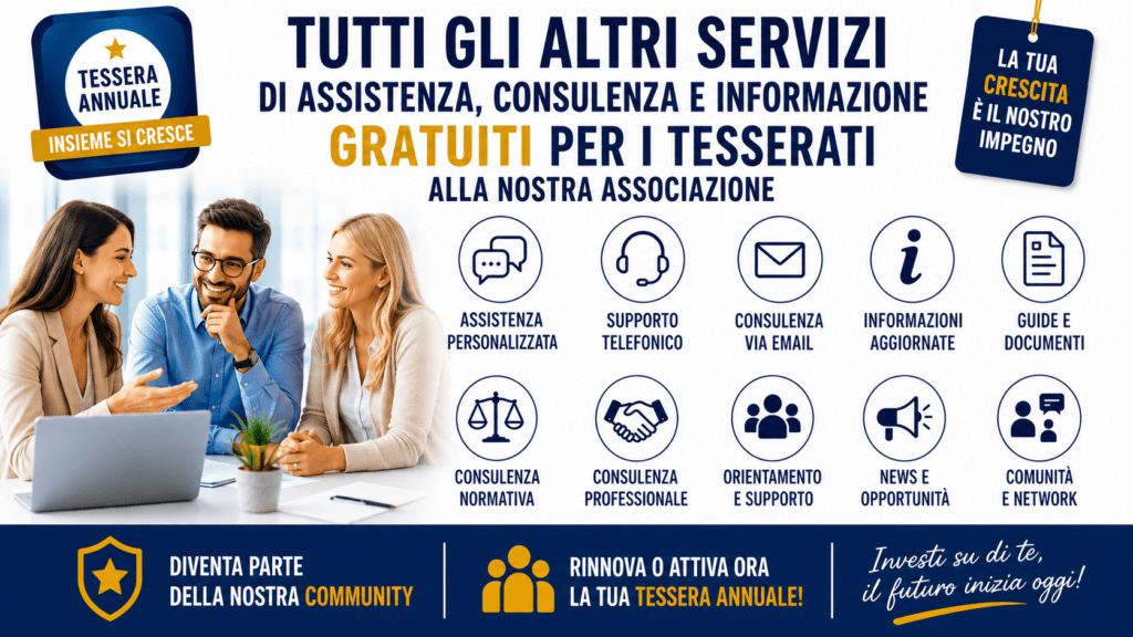 Tutti i servizi gratuiti per itesserati Modus