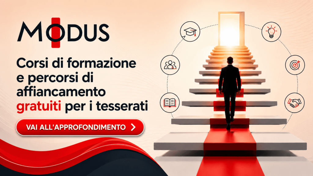 Corsi di formazione e percorsi afffiancamento gratuiti ASSOCIAZIONE MODUS
