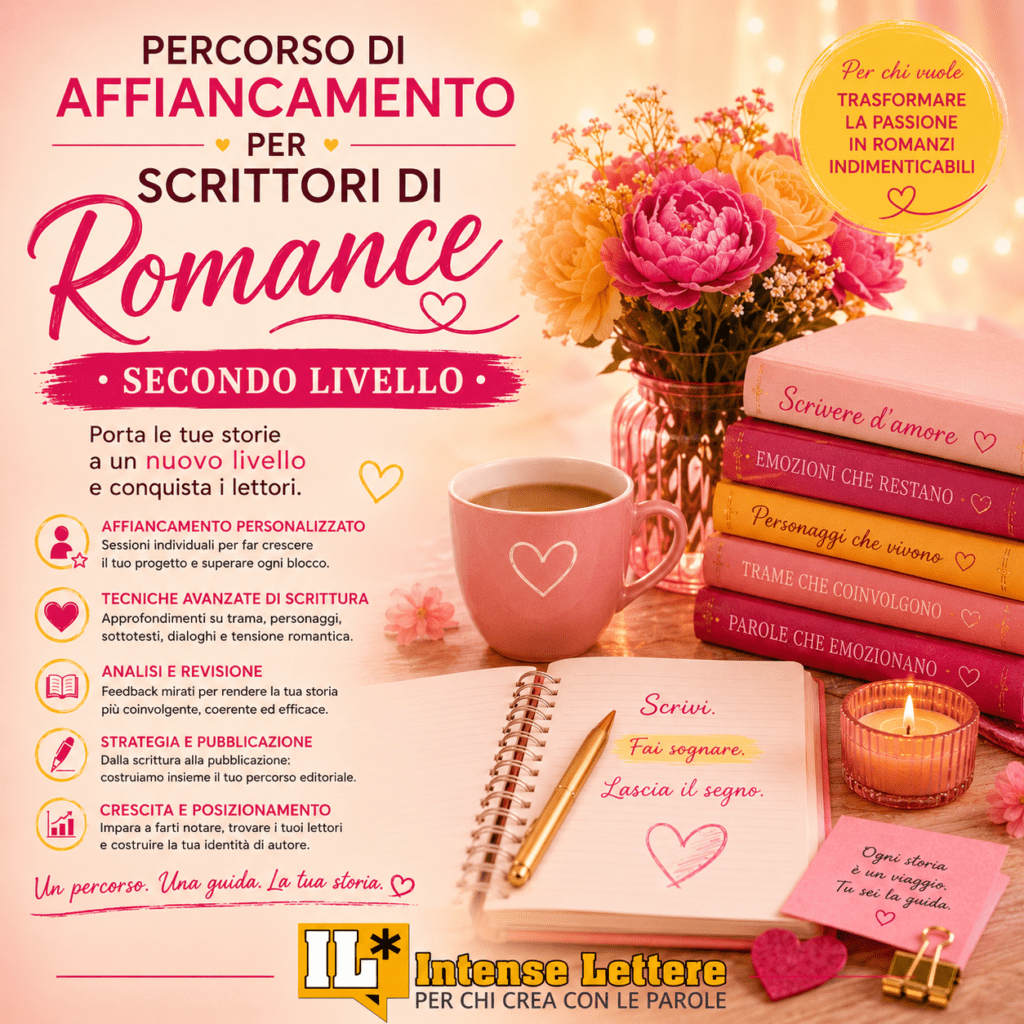 Corso e affiancamento per scrittori di romace secondo livello
