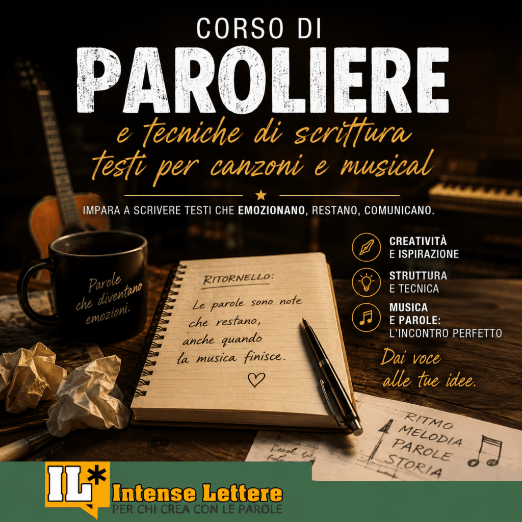 Corso per paroliere di canzoni e musical