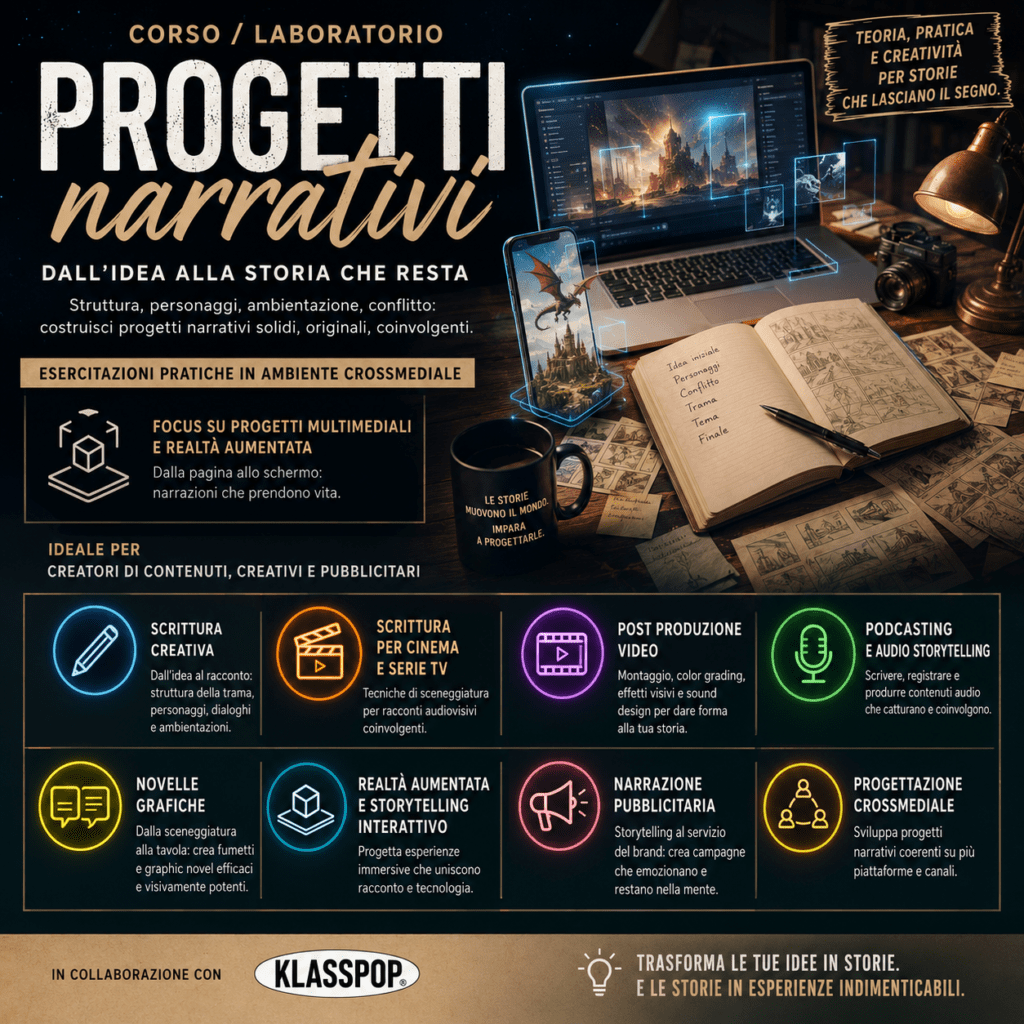 Progetti narrativi per aspiranti professionisti della communicazione