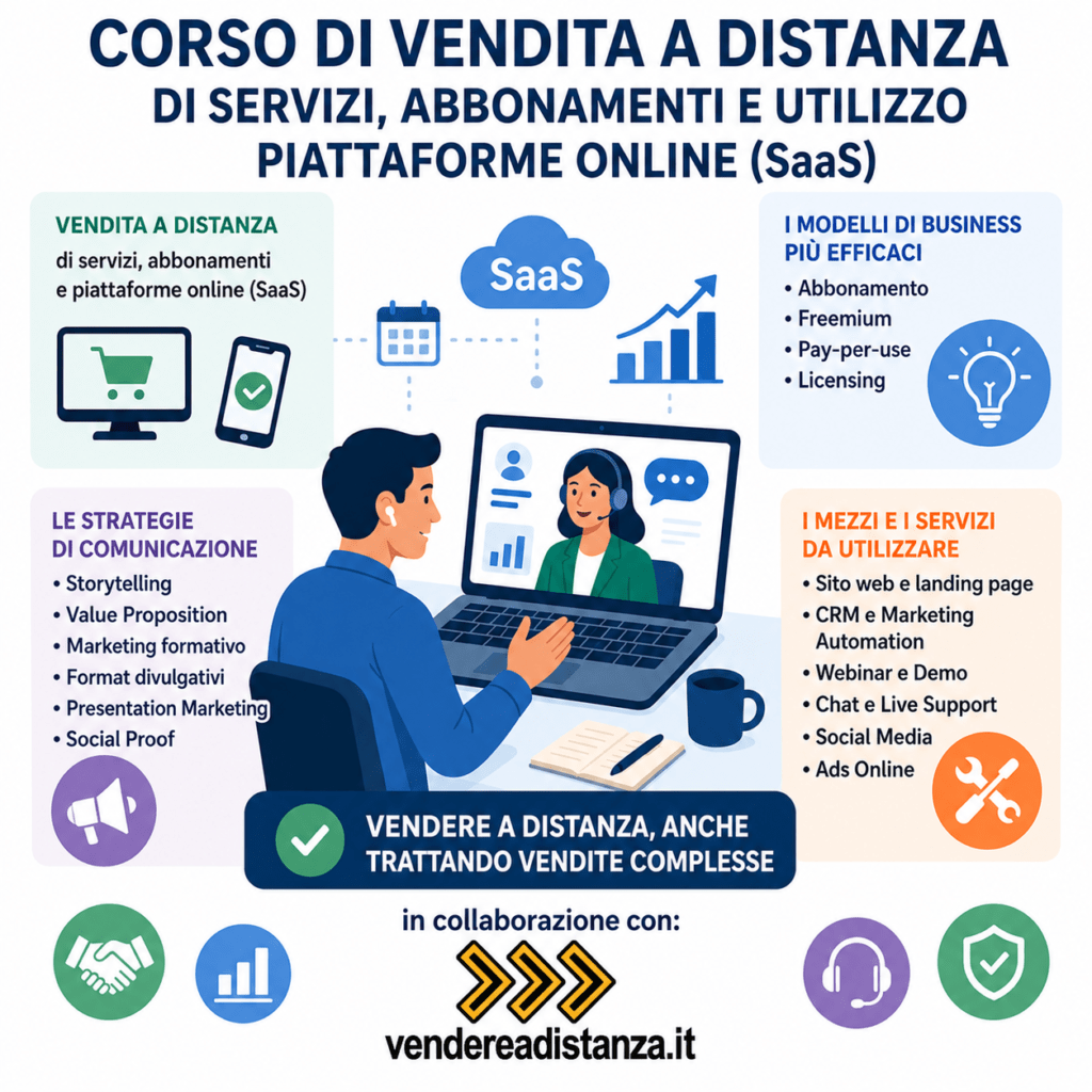 Vendita a distanza servizi e prodotti non fisici
